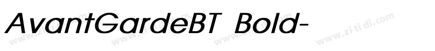 AvantGardeBT Bold字体转换 AvantGardeBT Bold字体转换